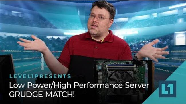 Embedded thumbnail for Low Power/High Performance Server GRUDGE MATCH! DeskMeet, Ryzen, and Supermicro Micro-Tower Server