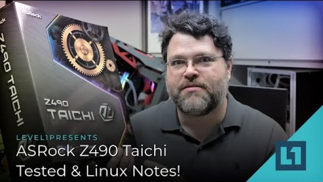 Embedded thumbnail for ASRock Z490 Taichi Tested &amp;amp; Linux Notes!
