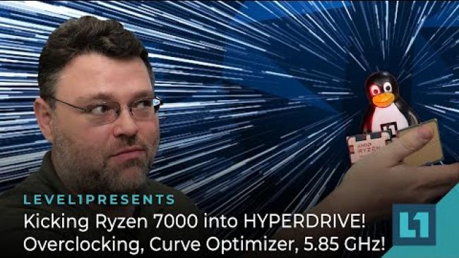Embedded thumbnail for Kicking Ryzen 7000 into HYPERDRIVE! Overclocking, Curve Optimizer, 5.85 GHz!