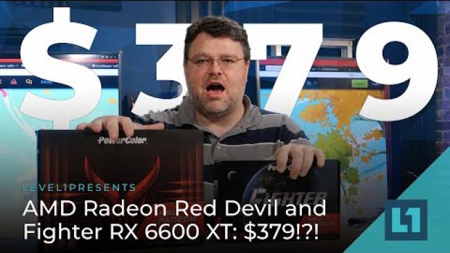 Embedded thumbnail for AMD Radeon Red Devil and Fighter RX 6600 XT: $379!?!
