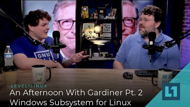Embedded thumbnail for An Afternoon With Gardiner Pt. 2: Windows Subsystem for Linux