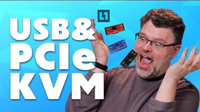 Embedded thumbnail for A USB KVM and a PCIe KVM to go along with your Nano KVM