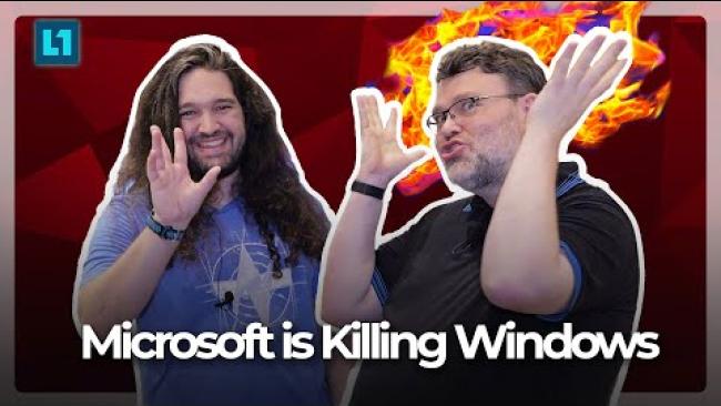 Embedded thumbnail for Microsoft Is KILLING Windows | ft. Steve @GamersNexus
