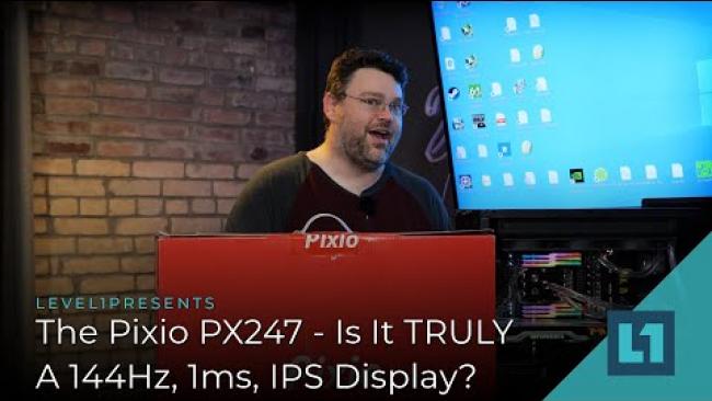 Embedded thumbnail for The Pixio PX247 - Is It TRULY A 144Hz, 1ms, IPS Display?