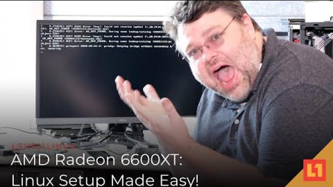 Embedded thumbnail for AMD Radeon 6600XT: Linux Setup Made Easy!