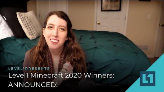 Embedded thumbnail for Level1 Minecraft 2020 Winners: ANNOUNCED!