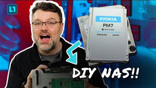 Embedded thumbnail for Trash to Treasure? A 25 gig NAS DIY