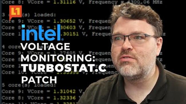 Embedded thumbnail for Turbostat.c: Let&amp;#039;s Add a Voltage Monitor Patch for Intel CPUs