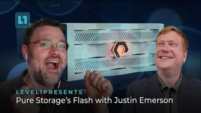 Embedded thumbnail for Pure Storage&amp;#039;s Flash with Justin Emerson