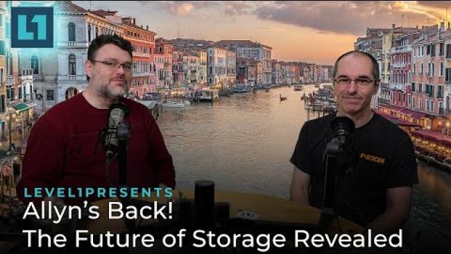 Embedded thumbnail for Allyn&amp;#039;s Back! And He&amp;#039;s With Phison Now! The Future of Storage REVEALED!