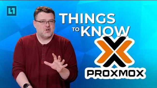 Embedded thumbnail for 7 Things to Know about Proxmox! (esp. for VMWare Refugees)