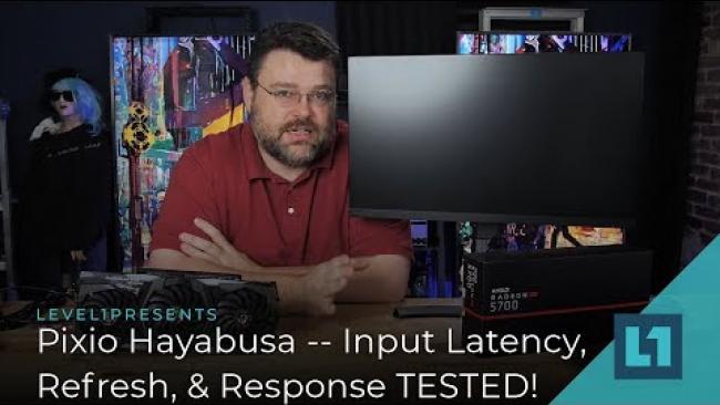 Embedded thumbnail for Pixio Hayabusa - Input Latency, Refresh, &amp;amp; Response TESTED!