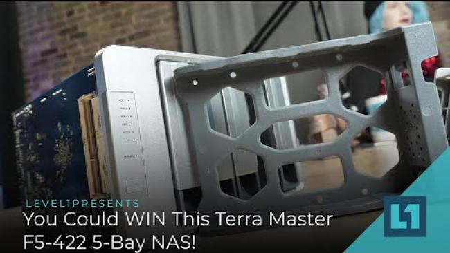 Embedded thumbnail for You Could WIN This Terra Master F5-422 5-Bay NAS!