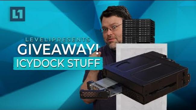Embedded thumbnail for GIVEAWAY! IcyDock Stuff