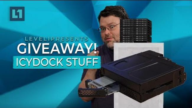 Embedded thumbnail for GIVEAWAY! IcyDock Stuff