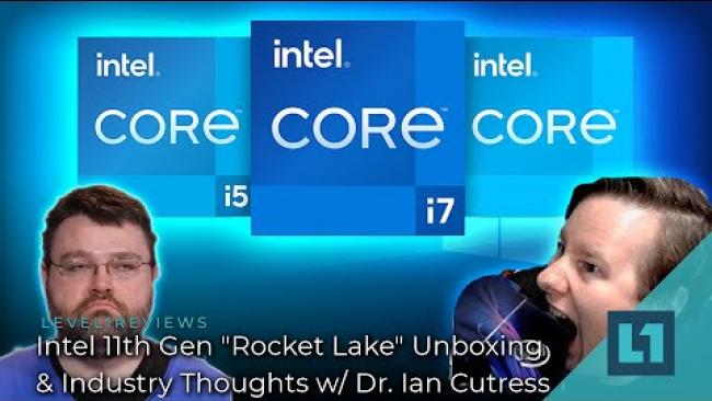 Embedded thumbnail for Intel Rocket Lake Launch - Live w/ Dr Ian Cutress (3:00 pm EDT)