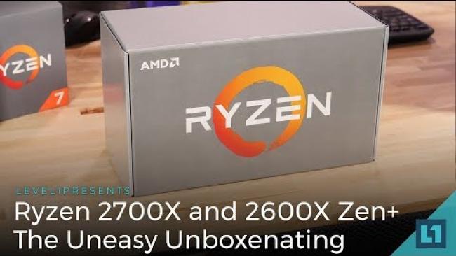 Embedded thumbnail for Ryzen 2700X and 2600X Zen+: The Uneasy Unboxenating