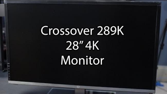 Embedded thumbnail for Crossover 289K - 4k High-quality 28&amp;quot; Monitor on a budget.