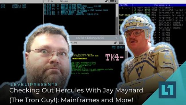 Embedded thumbnail for Chatting With Jay Maynard (The Tron Guy!): Mainframe Emulation, IBM Keyboards, + More!