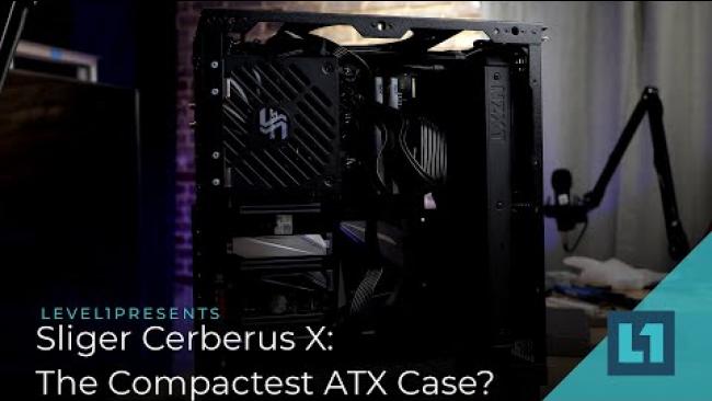 Embedded thumbnail for Sliger Cerberus X: The Compactest ATX Case?