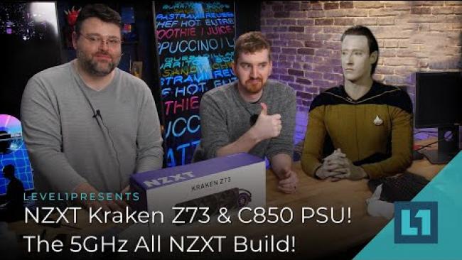 Embedded thumbnail for NZXT Kraken Z73 &amp;amp; C850 PSU! The 5GHz All NZXT Build!