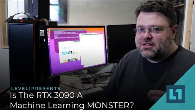 Embedded thumbnail for Is The RTX 3090 A Machine Learning MONSTER?