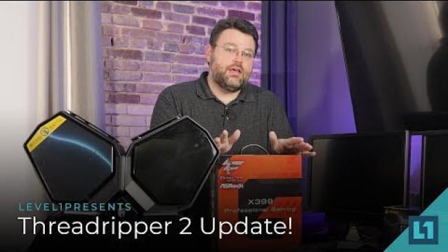 Embedded thumbnail for Threadripper 2 Update! ECC Support, Linux, and More!
