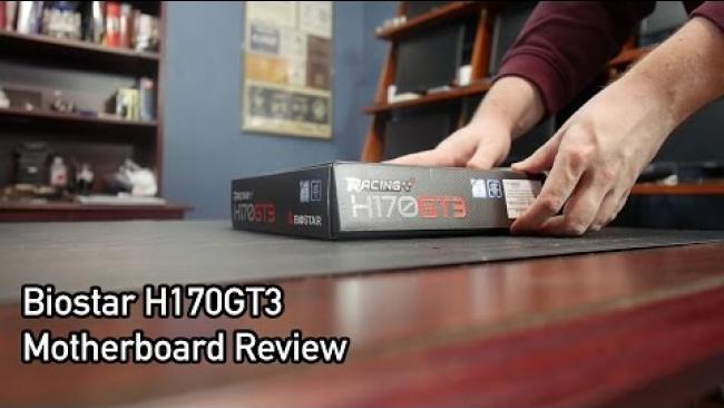 Embedded thumbnail for Biostar H170GT3 Motherboard Review