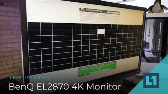 Embedded thumbnail for BenQ EL2870 28 Inch 4K Gaming Monitor Review