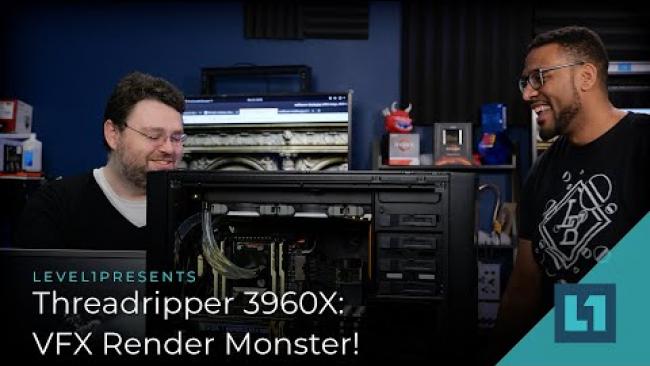 Embedded thumbnail for Threadripper 3960X: VFX Render Monster