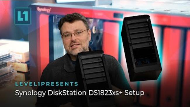 Embedded thumbnail for Synology DiskStation DS1823xs+ Setup