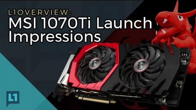 Embedded thumbnail for MSI GTX 1070Ti Unboxing &amp;amp; First Tests