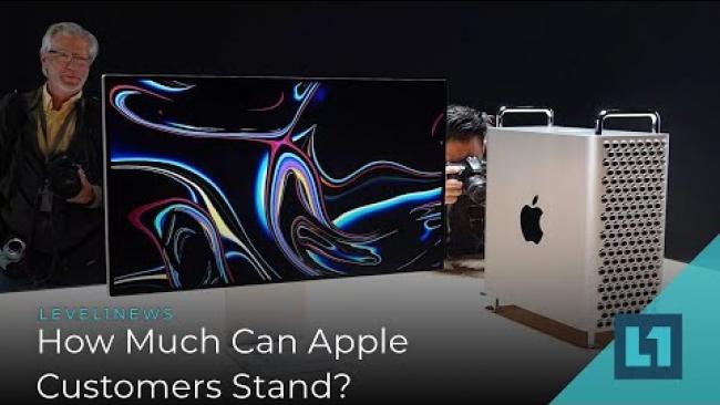 Embedded thumbnail for Level1 News June 13 2019: How Much Can Apple Users Stand?