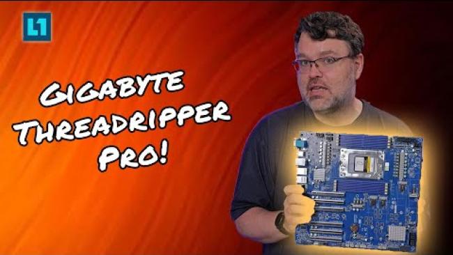 Embedded thumbnail for Gigabyte Joins The Threadripper Pro Fray! Checking Out The MH53-G40 Motherboard