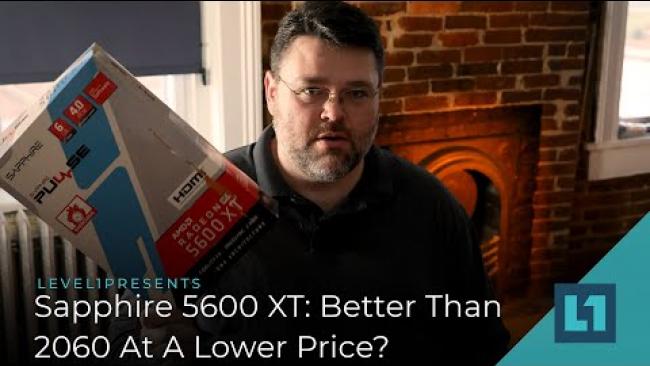 Embedded thumbnail for Sapphire 5600 XT: Better Than A 2060 At A Lower Price?