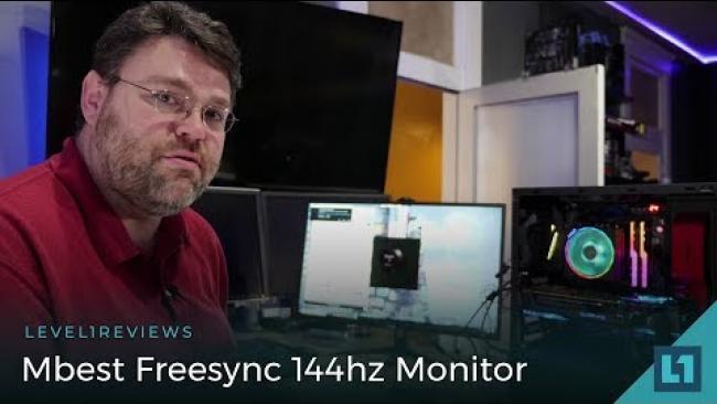 Embedded thumbnail for Mbest Freesync 144hz Gaming Monitor Review