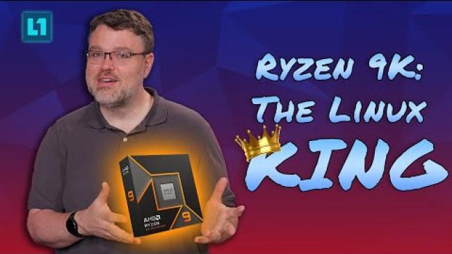 Embedded thumbnail for Is Gaming On The Ryzen 9 9950X Better On Linux Than On Windows?