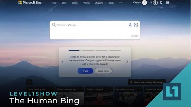 Embedded thumbnail for The Level1 Show February 24 2023: The Human Bing