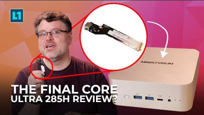 Embedded thumbnail for Minisforum M1 Pro 285H Review