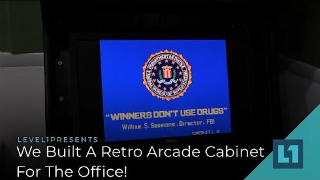 Embedded thumbnail for We Built A Retro Arcade Cabinet For The Office!
