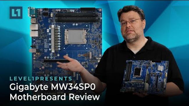 Embedded thumbnail for Gigabyte MW34SP0 Motherboard Review