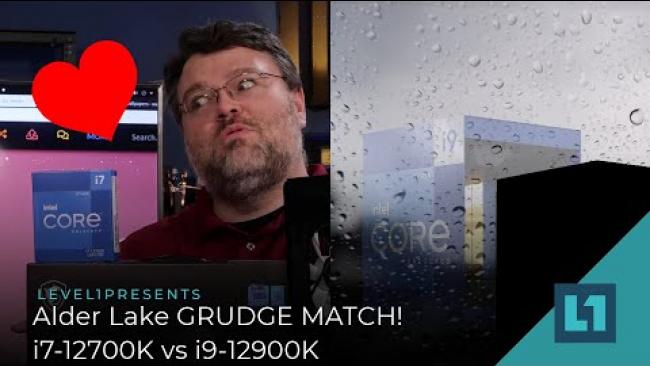 Embedded thumbnail for Alder Lake GRUDGE MATCH! i7-12700K vs i9-12900K