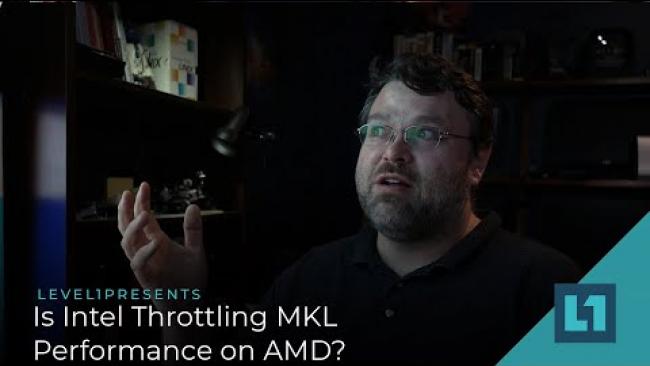 Embedded thumbnail for Is Intel Throttling MKL Performance on AMD?