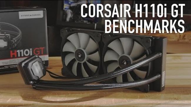 Embedded thumbnail for Corsair H110i GT 280mm Liquid CPU Cooler Review, Benchmarks, &amp;amp; Overclocking Tests