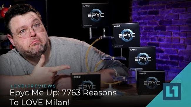 Embedded thumbnail for Epic Me Up: 7763 75F3 Server CPU Shakeup with Milan