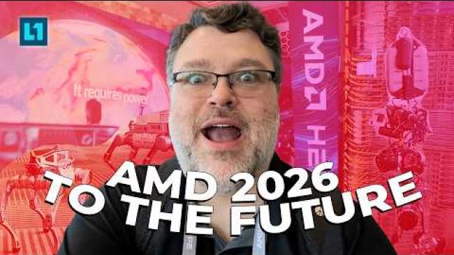 Embedded thumbnail for Wendell and Robots at AMD&amp;#039;s Advancing AI Event