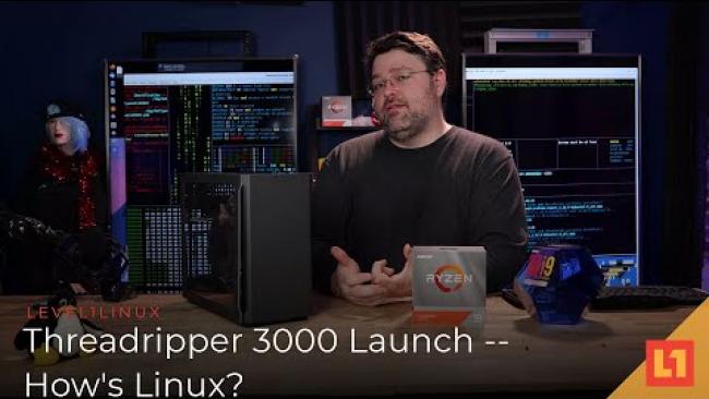 Embedded thumbnail for Threadripper 3000 Launch -- How&amp;#039;s Linux?
