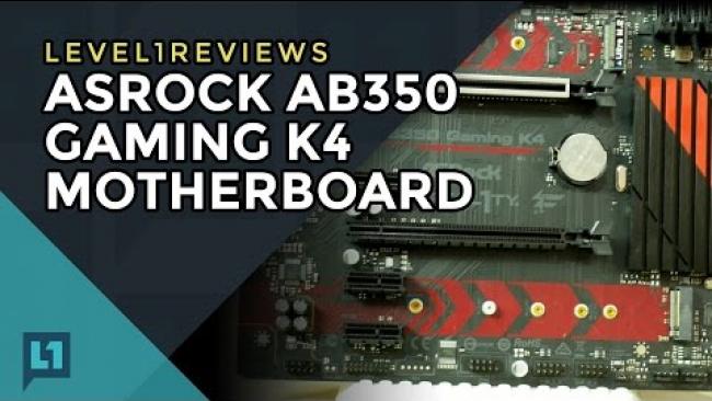 Embedded thumbnail for ASRock AB350 Gaming K4 Motherboard Review + Linux Test
