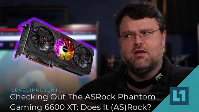 Embedded thumbnail for Checking Out The ASRock PhantomGaming 6600 XT: Does It (AS)Rock?