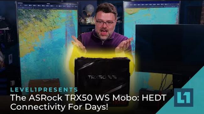 Embedded thumbnail for The ASRock TRX50 WS Motherboard: HEDT Connectivity For Days!